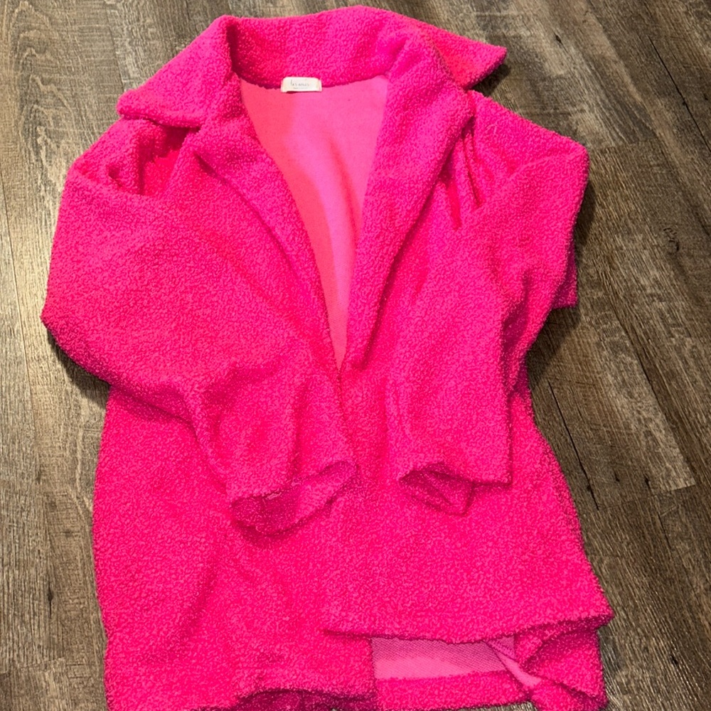 Hot pink coat